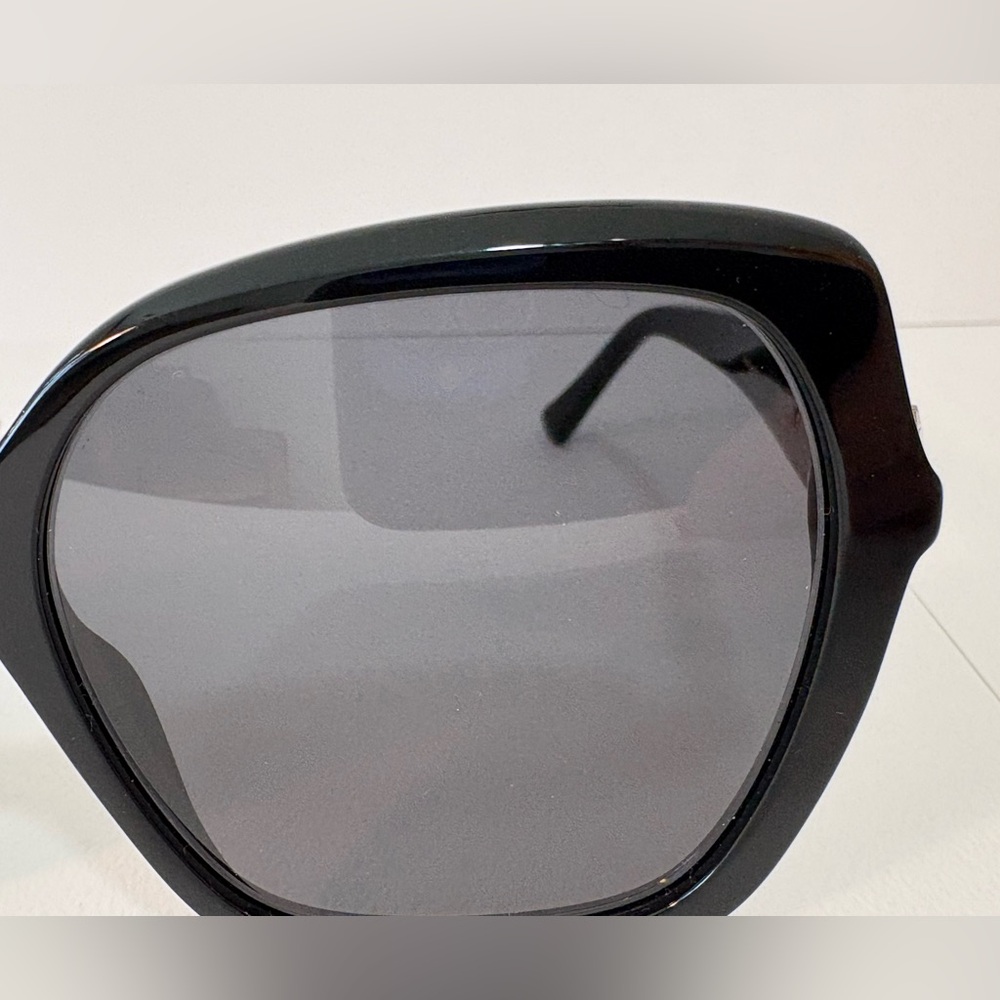 Jimmy Choo Manon Shiny Black Sunglasses Women’s - Picture 11 of 13